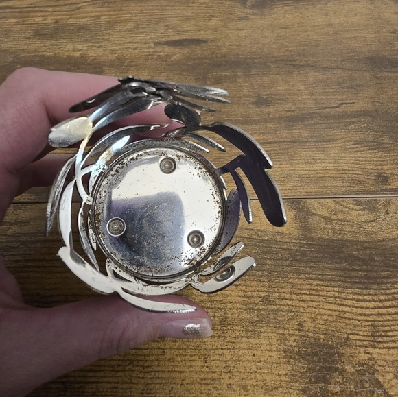 Bath and Body work Silver Dragonfly Small Candle Holder - Picture 3 of 8